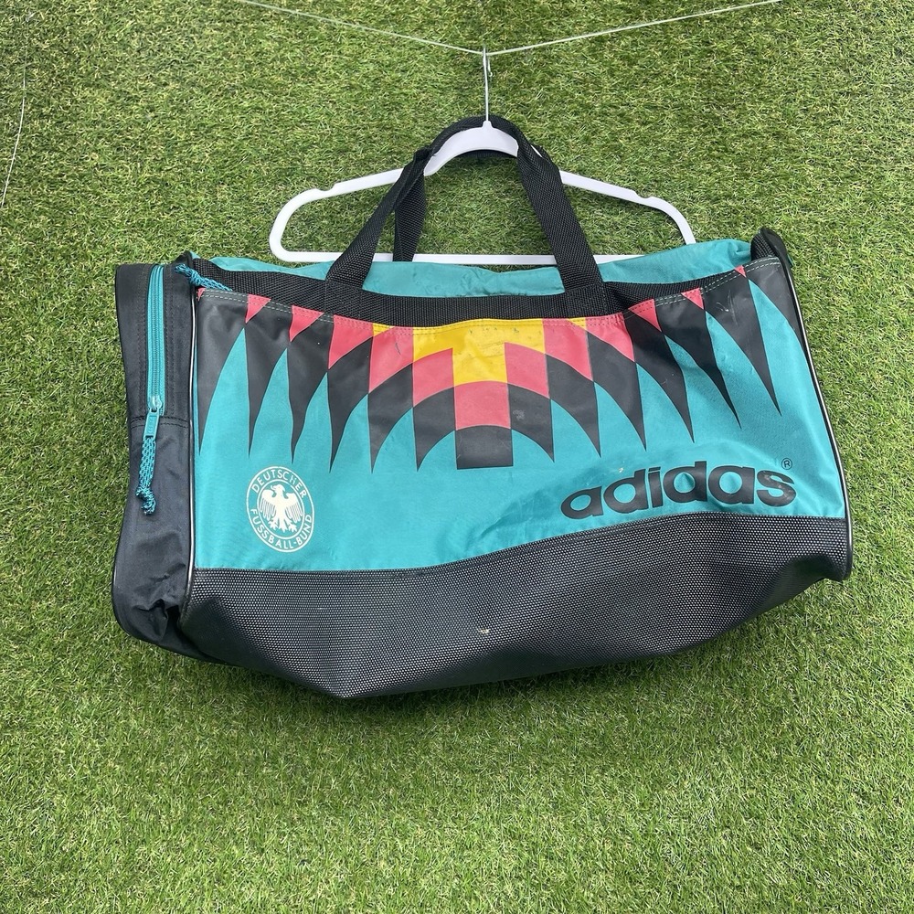 Vintage Germany 1994 Football National Team Duffle Bag Adidas Green World Cup